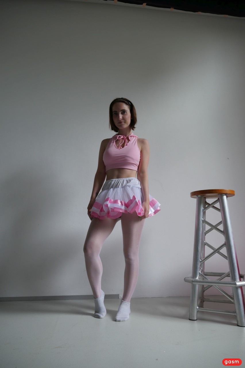 Brunette Ballerina Lia Louise Teases In Her Tutu Fucks Her Dance