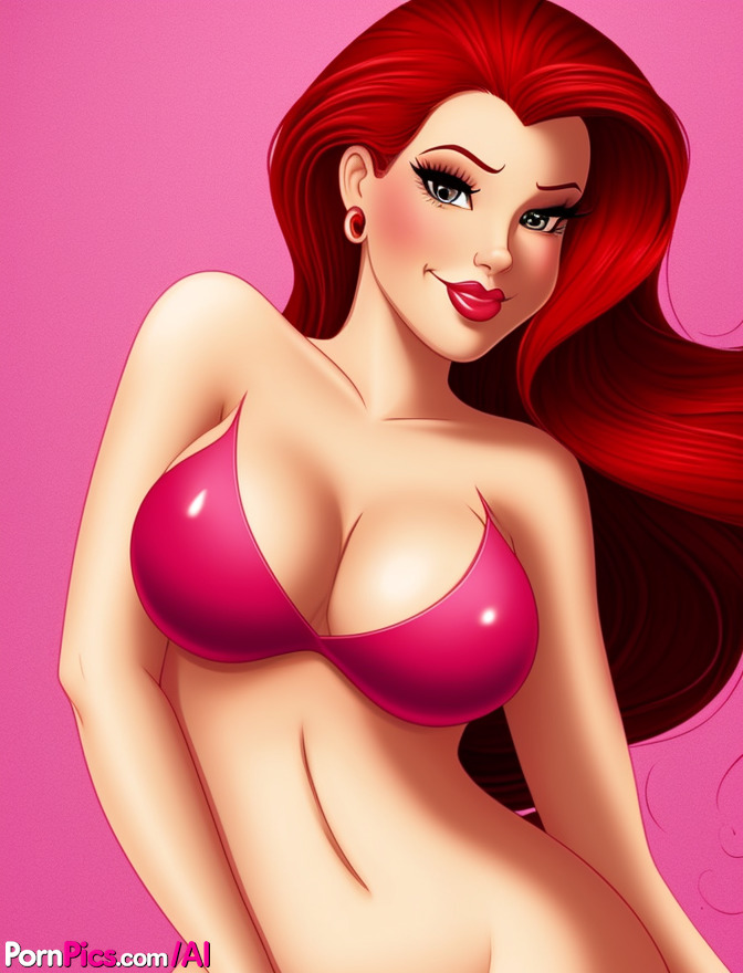 Gorgeous Hentai Babe Jessica Rabbit Shows Off Her Wasp Waisted Naked