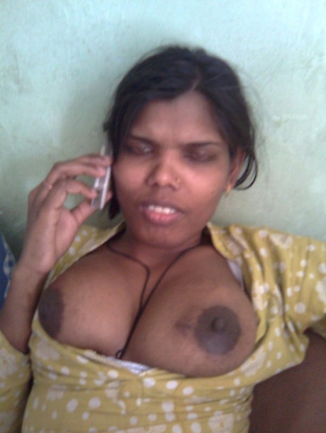Indian girls expose their large breasts and vaginas on their beds