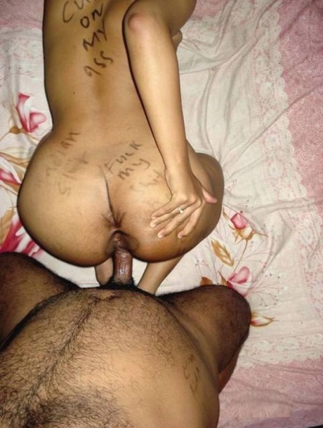 Chubby Indian girl with a big ass and boobs gets banged by her man on bed