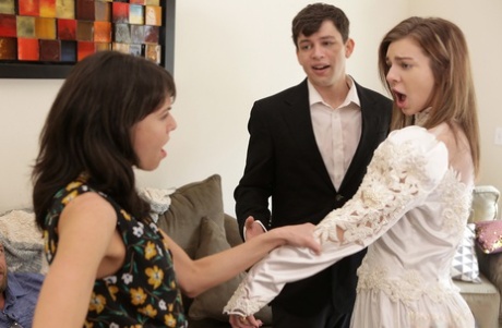 Nová nevěsta Tiffany Watson dostane creampie po šukání svého nevlastního bratra