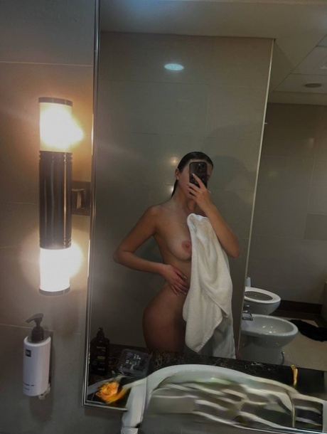 OnlyFans model Katiiia Little Baby posing in her hot lingerie & butt naked