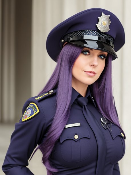 La bella poliziotta generata dall